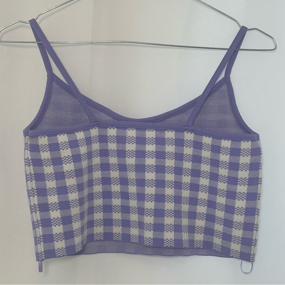 PRIMARK Gingham Print Cropped Tank - Picture 2 of 4